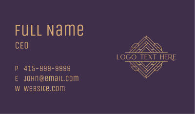 Upscale Studio Company Business Card Image Preview