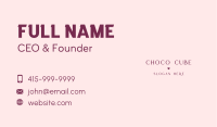 Diamond Feminine Wordmark Business Card Image Preview