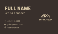 Renovation Roofing Handyman Business Card Design