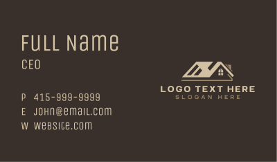 Renovation Roofing Handyman Business Card Image Preview