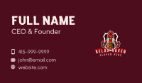 Basketball Player Rooster Business Card Image Preview