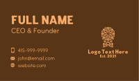 Ancient Mayan Symbol  Business Card Design