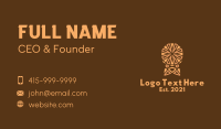 Ancient Mayan Symbol  Business Card Image Preview