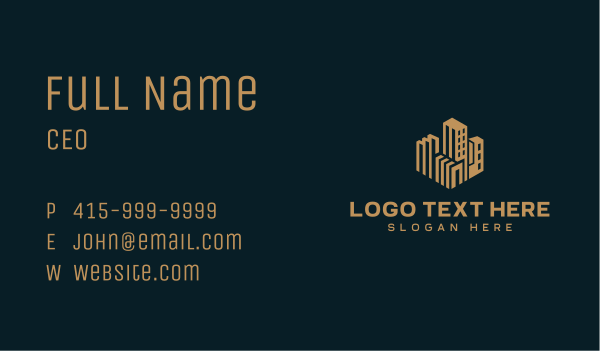 Property Construction Builder Business Card Design Image Preview