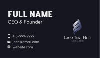 Silver Twist Tower Hotel Business Card Image Preview
