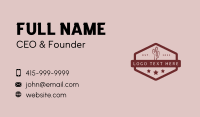 Rustic Country Bar Business Card Design