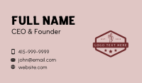 Rustic Country Bar Business Card Preview