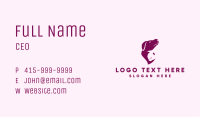 Cat Dog Veterinarian Business Card Image Preview