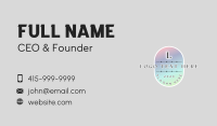 Holographic Fashion Boutique Business Card Image Preview