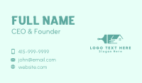 House Roof Paintbrush Business Card Design
