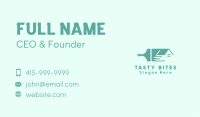 House Roof Paintbrush Business Card Image Preview