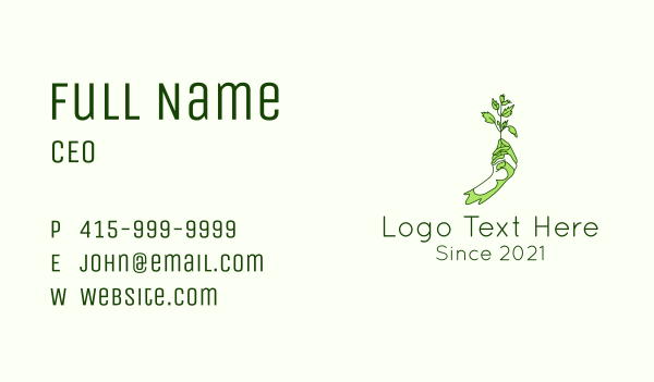 Gardener Plant Farming Business Card Design Image Preview