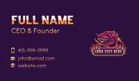 Dinosaur Beast Gaming Business Card Design