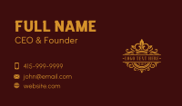  Elegant Crown Boutique Business Card Design