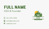 Eco Park Bench Business Card Image Preview