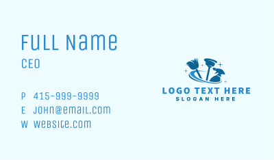 Cleaning Maintenance Housekeeping Business Card Image Preview