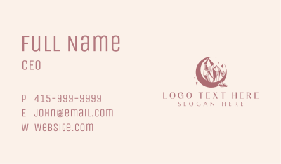 Crystal Gemstone Boutique Business Card Image Preview