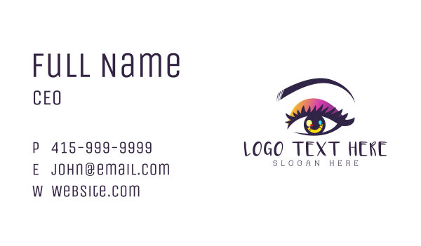 Eyes Cosmetic Beauty Business Card Design Image Preview