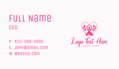 Yoga Wellness Spa Business Card Image Preview