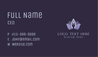 Beauty Lotus Yoga Business Card Image Preview