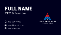 Letter A American Star Business Card Image Preview