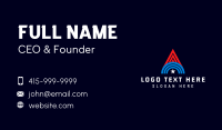 Letter A American Star Business Card Preview