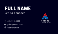 Letter A American Star Business Card Image Preview