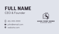 House Screw Drill Tool Business Card Design