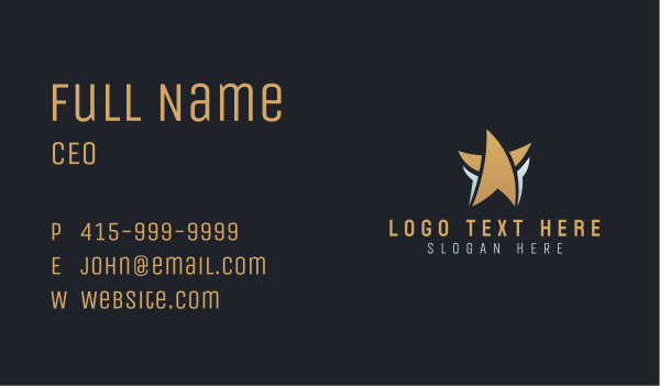 Star Corporate Enterprise Business Card Design Image Preview