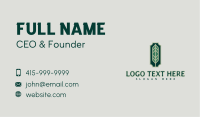 Premium Leaf Garden Business Card Image Preview