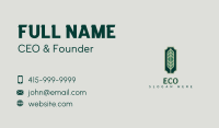 Premium Leaf Garden Business Card Image Preview