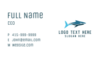 Ocean Shark Fish  Business Card Image Preview