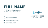 Ocean Shark Fish  Business Card Preview