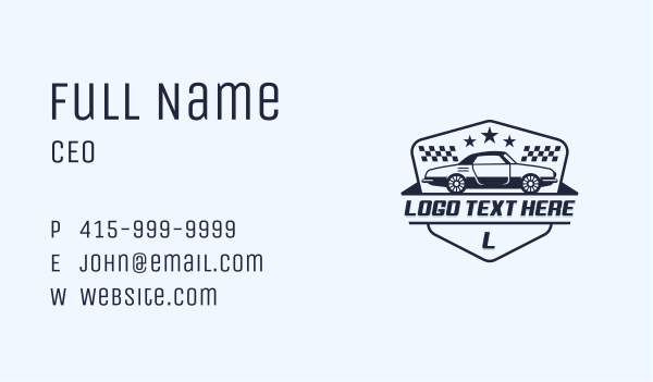 Car Automotive Race Business Card Design Image Preview