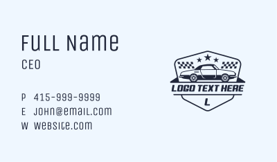Car Automotive Race Business Card Image Preview