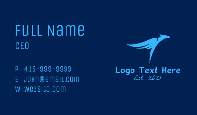 Eagle Bird Aviation  Business Card Image Preview