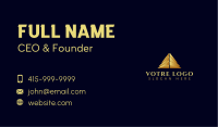 Premium Luxury Pyramid Business Card Image Preview