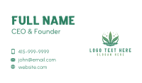 Marijuana Cannabis Plant Business Card Image Preview
