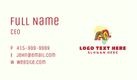 African Map Elephant Business Card Image Preview