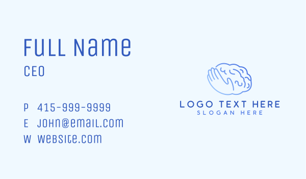 Mental Health Brain Care Business Card Design Image Preview