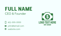 Dollar Camera Business Card Image Preview