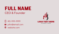 Guitar Rock Band  Business Card Preview