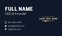 Generic Sports Gym Business Card Preview