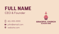 Rocket Cupcake Business Card Image Preview