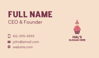 Rocket Cupcake Business Card Image Preview