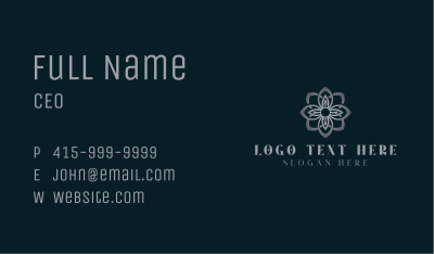 Fashion Floral Jewelry Business Card Image Preview