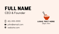 Korean Food Bowl Business Card Image Preview