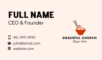 Korean Food Bowl Business Card Image Preview