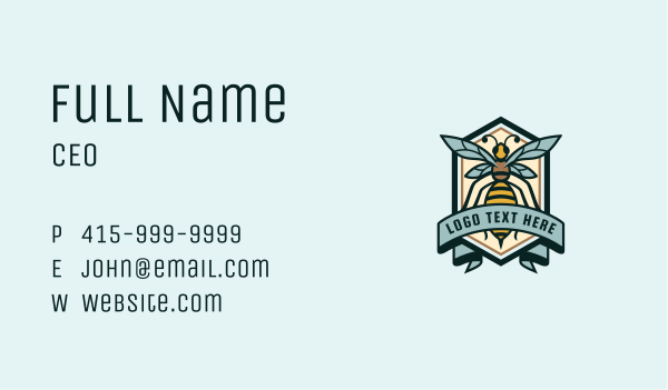 Hornet Bee Insect Business Card Design Image Preview