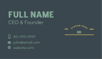 Classic Restaurant Wordmark Business Card Image Preview